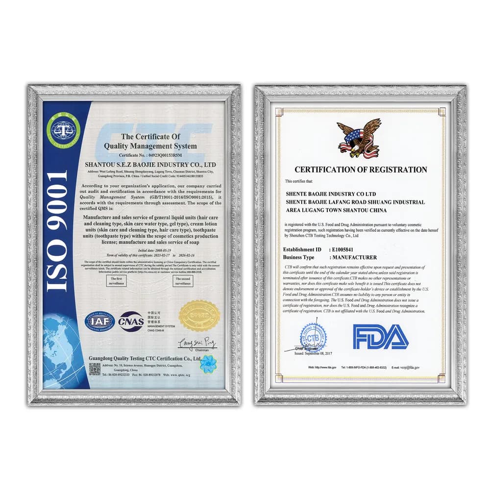 King Metis quality-system and registration documents arranged for supplier review