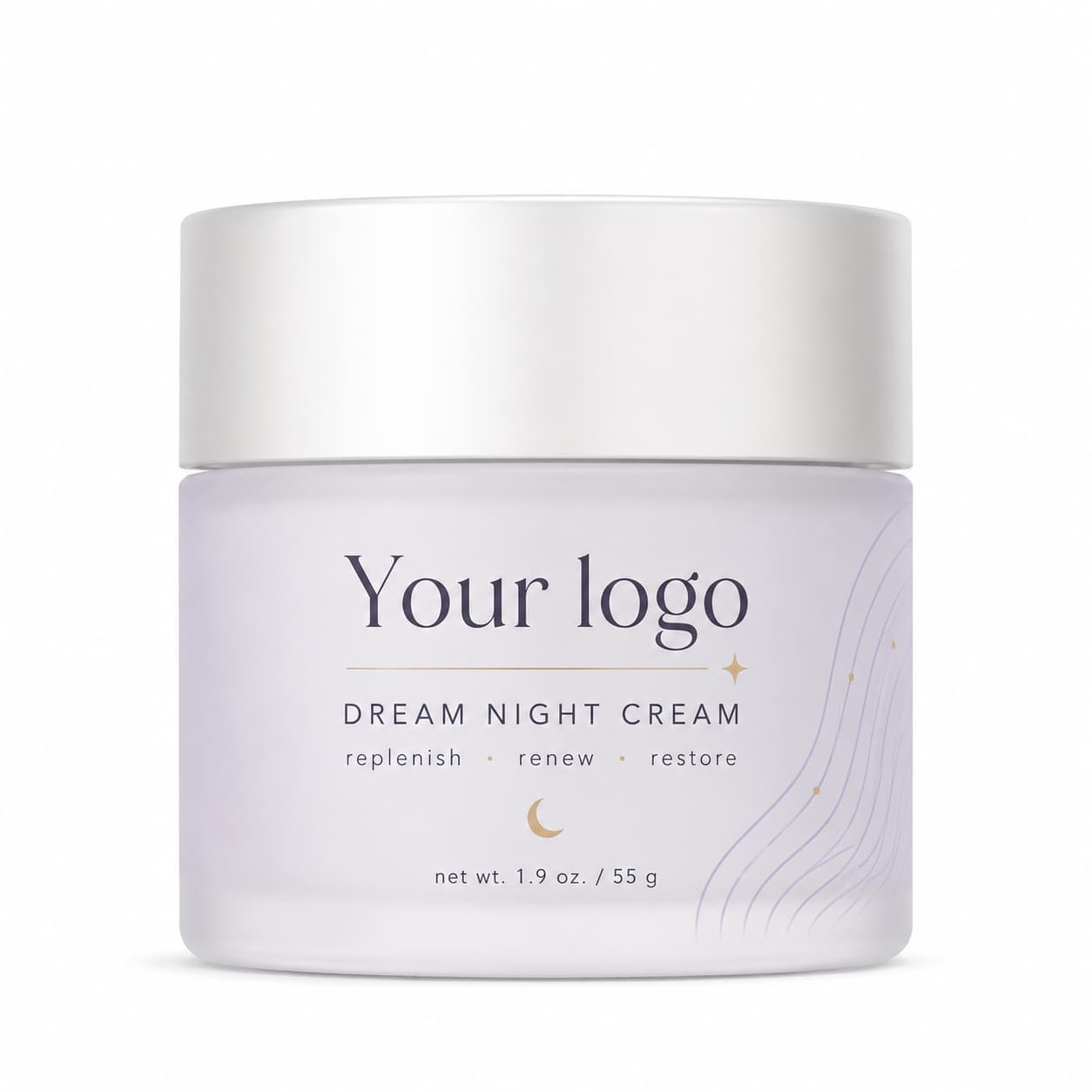 Your Logo bio-retinol dream night cream packaging reference