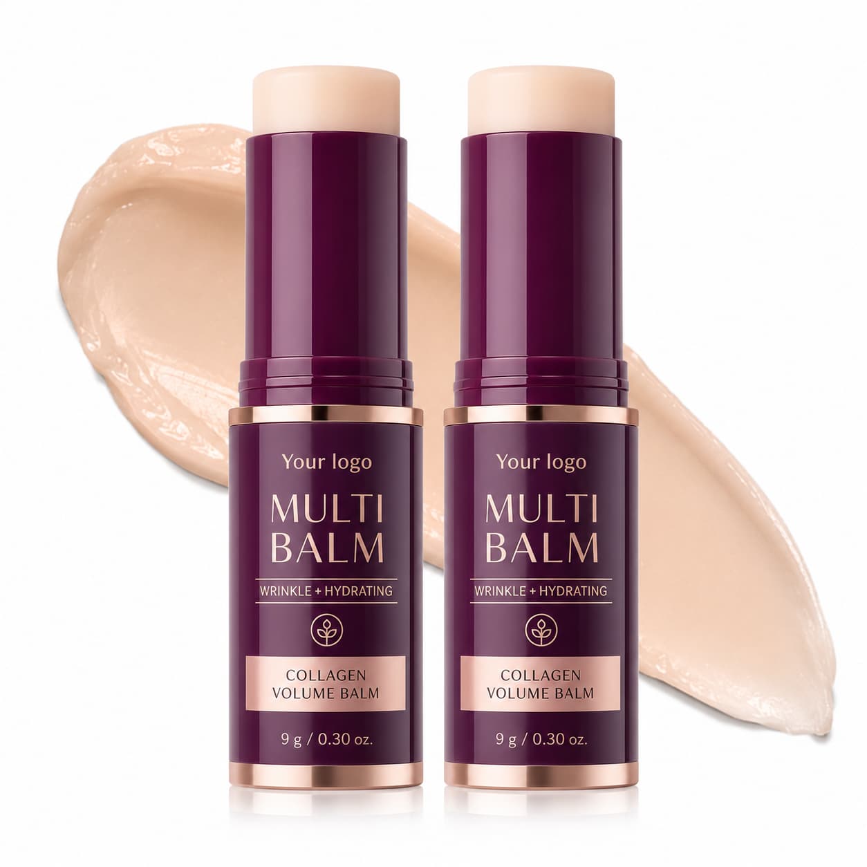 Your Logo calcium wrinkle and hydrating multi balm packaging reference
