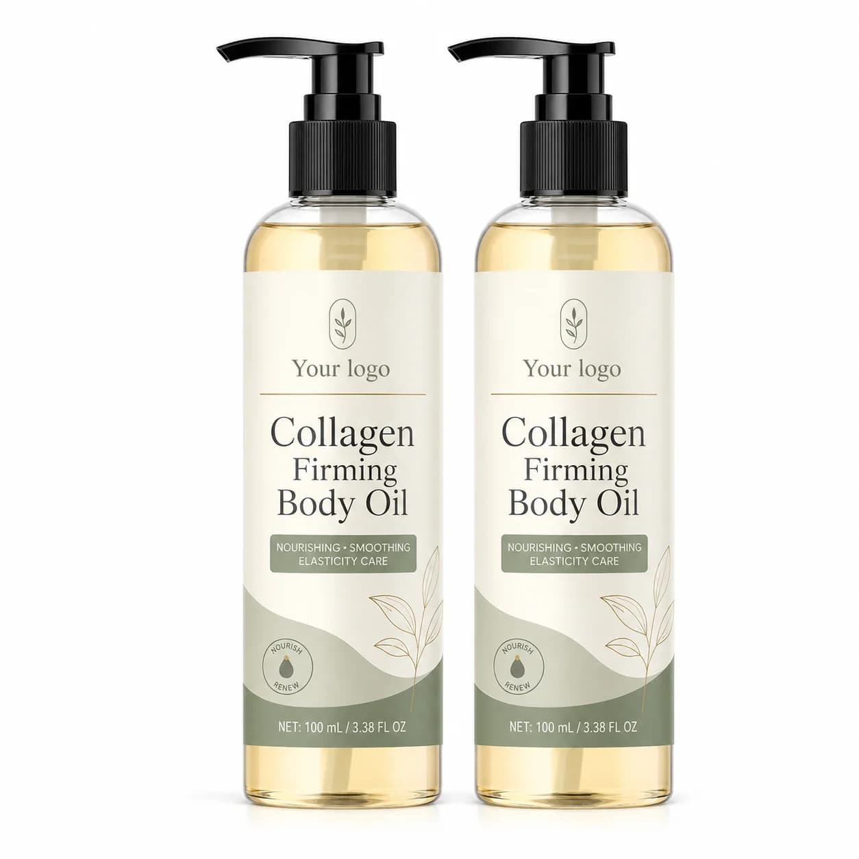 Your Logo collagen oil for skin tightening packaging reference