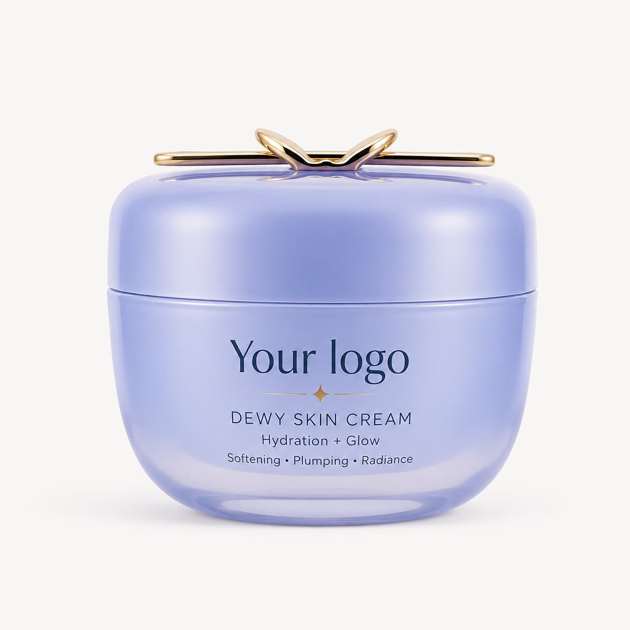 Your Logo dewy skin hydrating face cream packaging reference