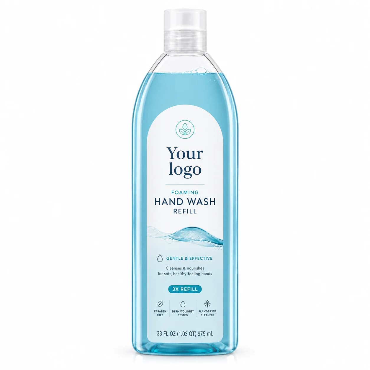 Your Logo foaming hand wash refill packaging reference