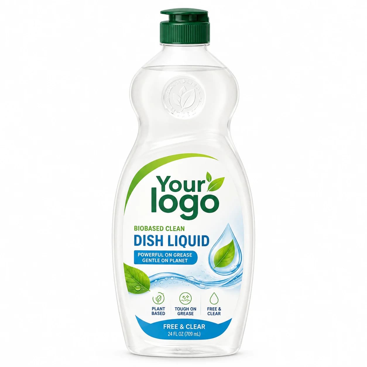 Your Logo free and clear liquid soap refill pack packaging reference