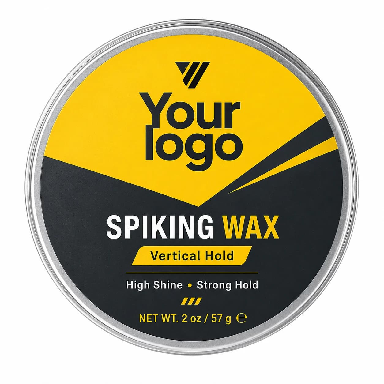 Your Logo extreme spiking hair wax packaging reference