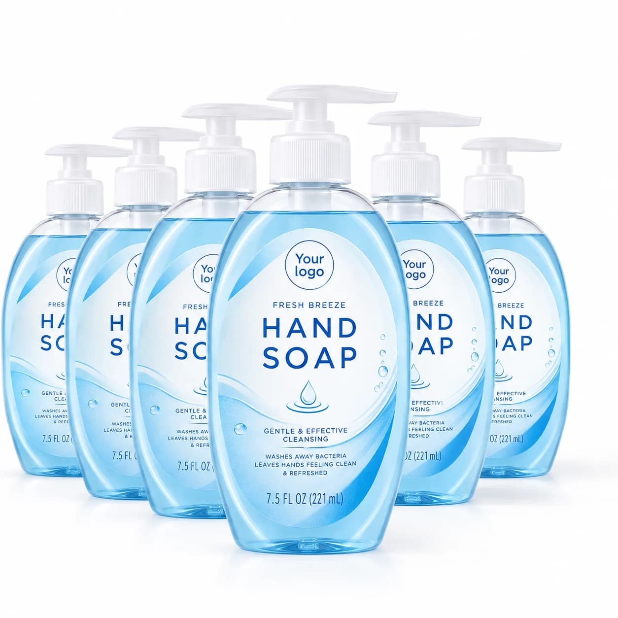 Your Logo liquid hand soap packaging reference