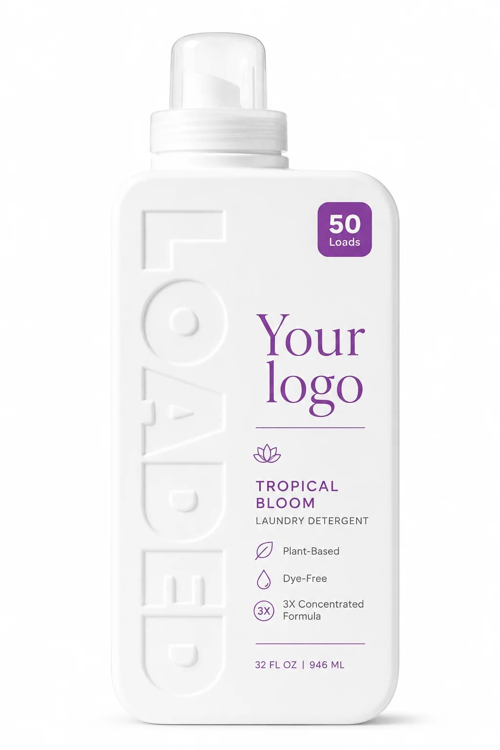 Your Logo luxury perfume-scented laundry detergent packaging reference