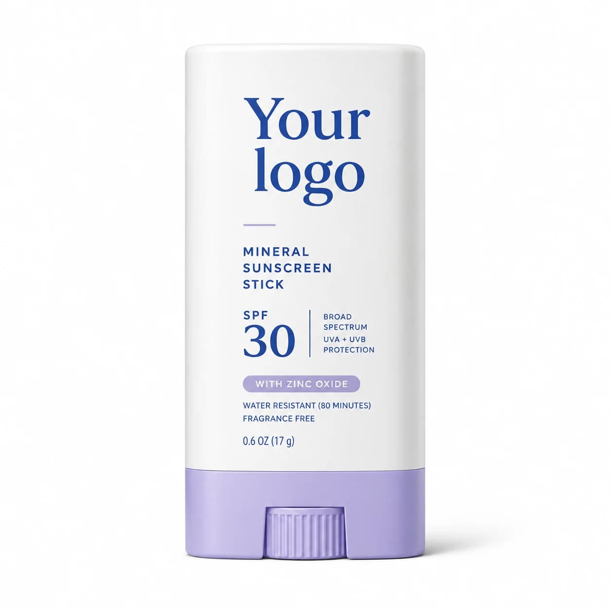 Your Logo mineral sunscreen lotion spf 30 packaging reference