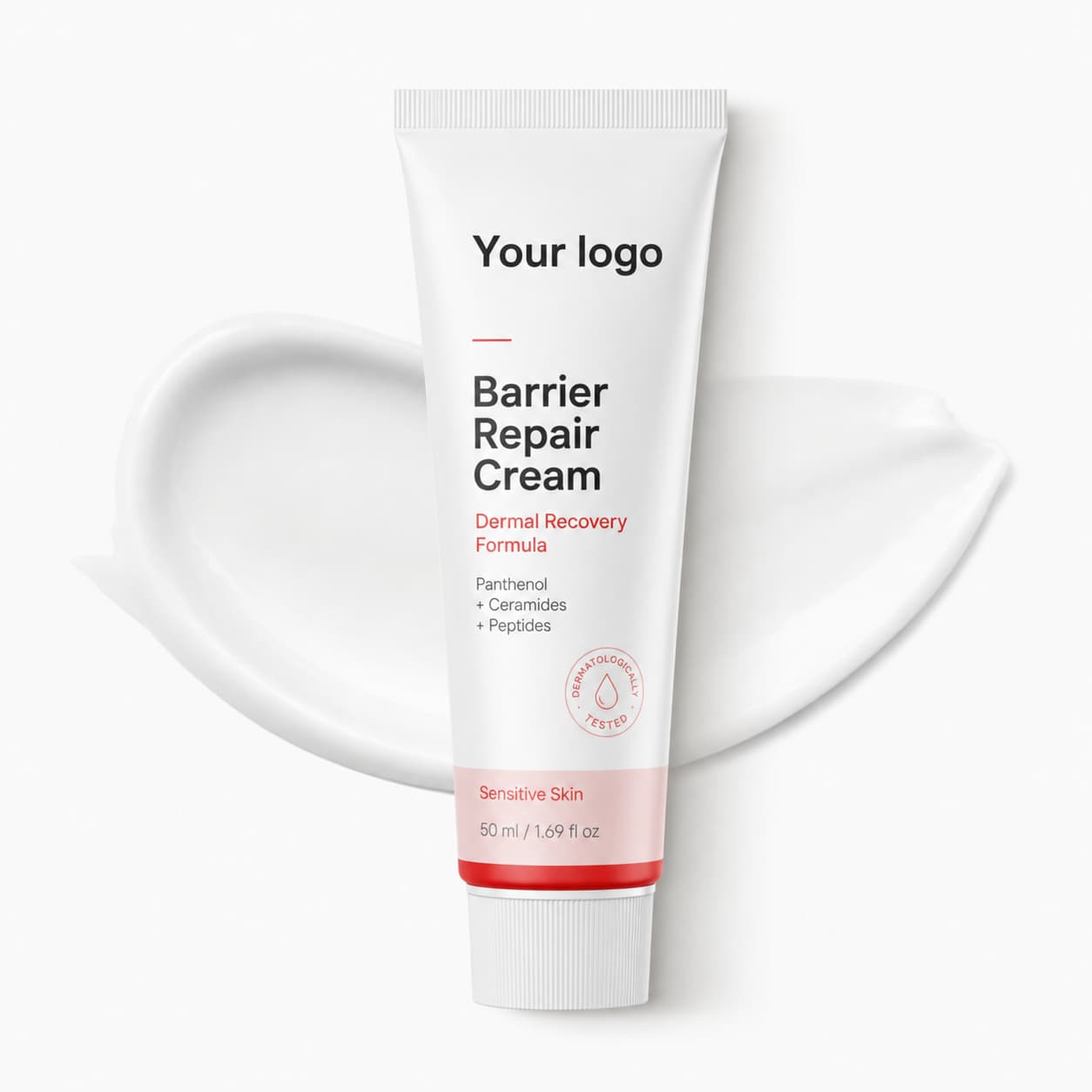 Your Logo pdrn barrier repair cream packaging reference