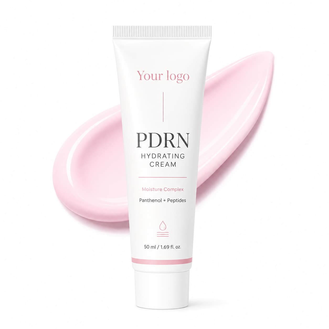 Your Logo pdrn hydrating cream packaging reference