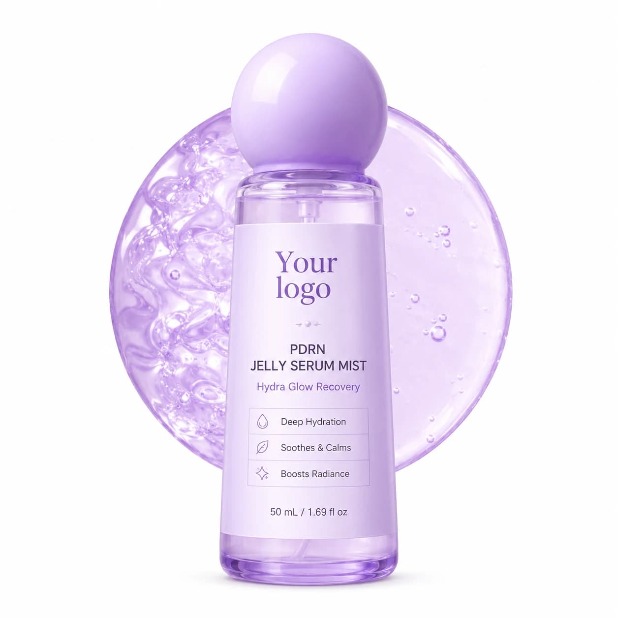 YOUR LOGO private-label pdrn jelly serum mist packaging concept, 50 mL / 1.69 fl oz