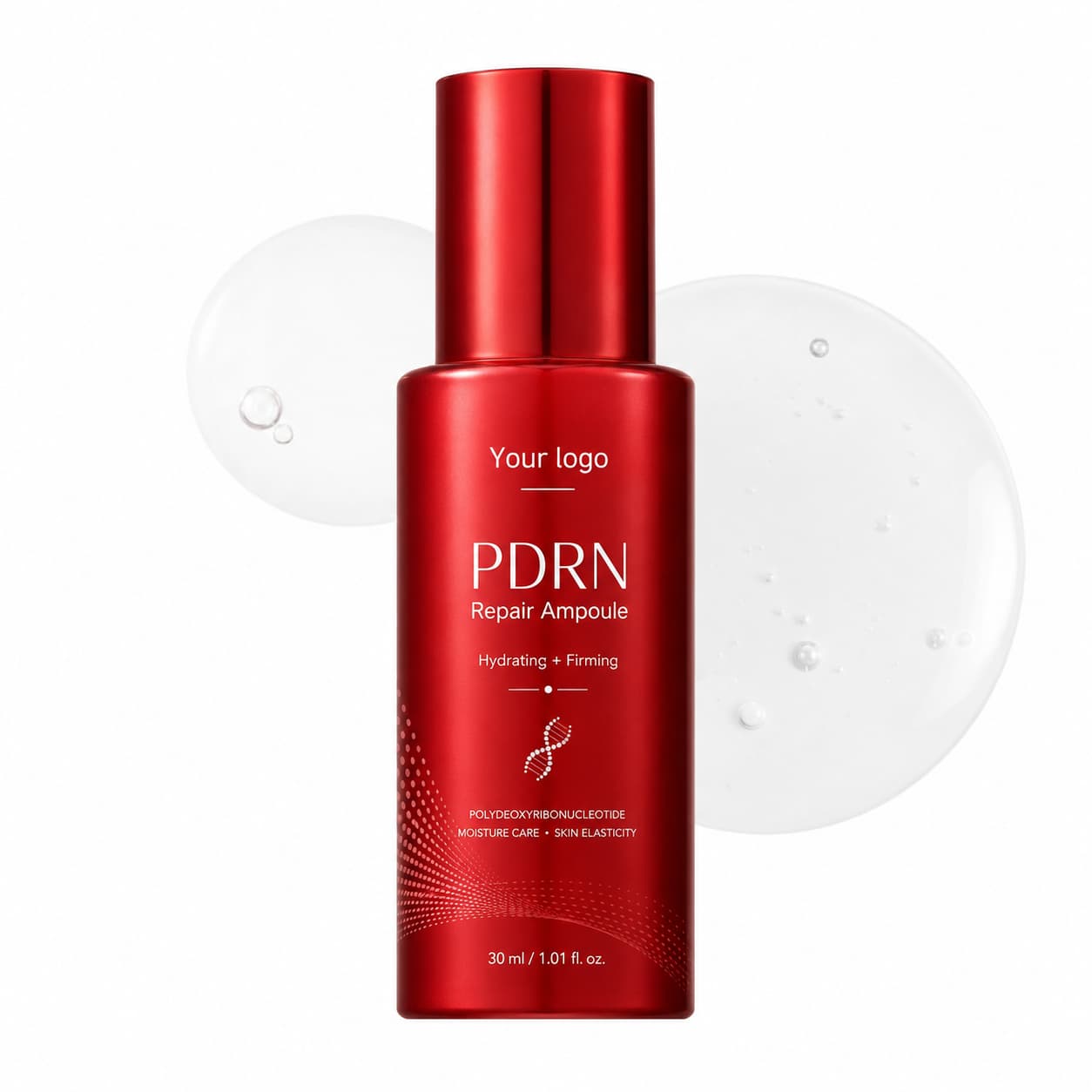 Your Logo pdrn repair ampoule packaging reference