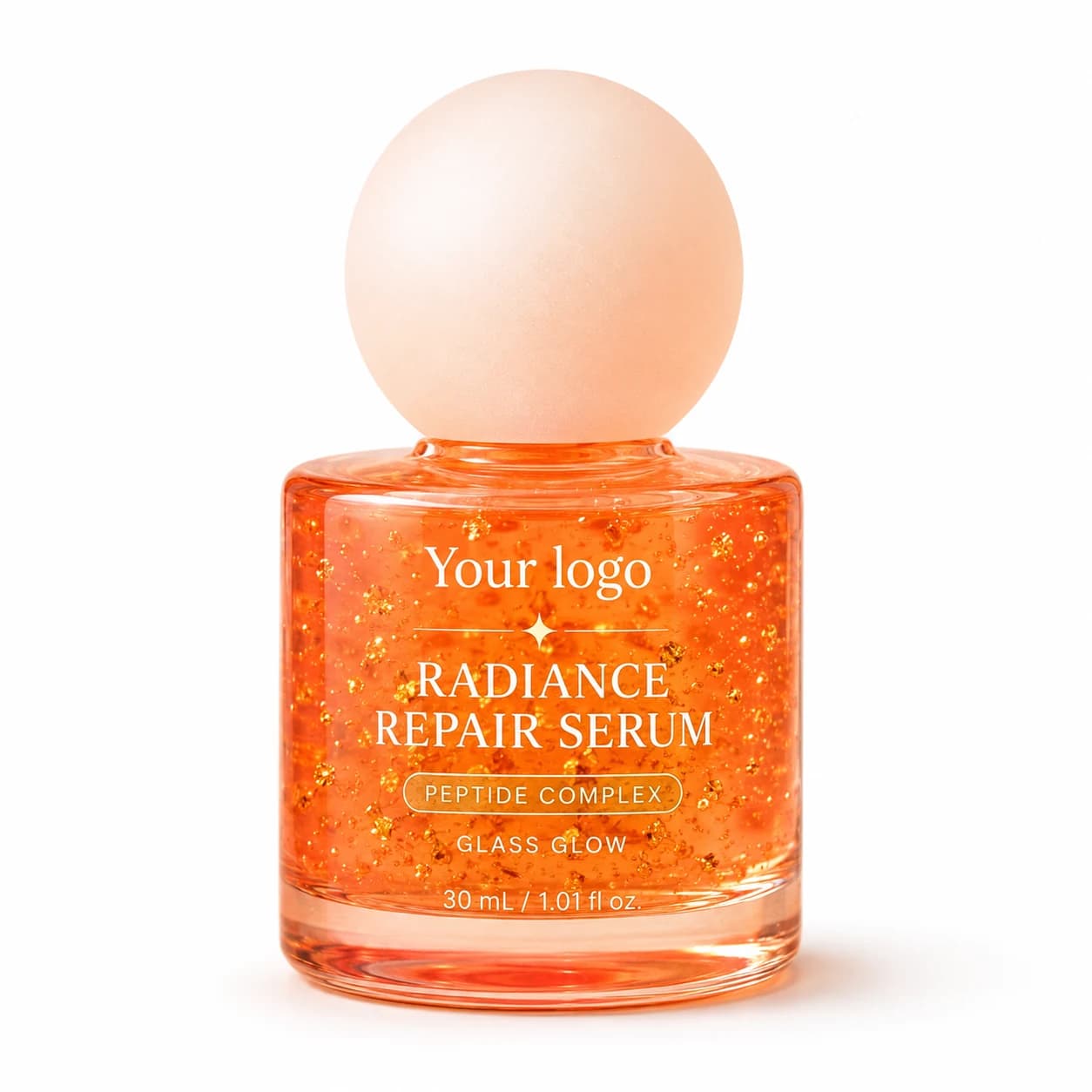 YOUR LOGO private-label radiance repair peptide serum packaging concept, 30 mL / 1.01 fl oz