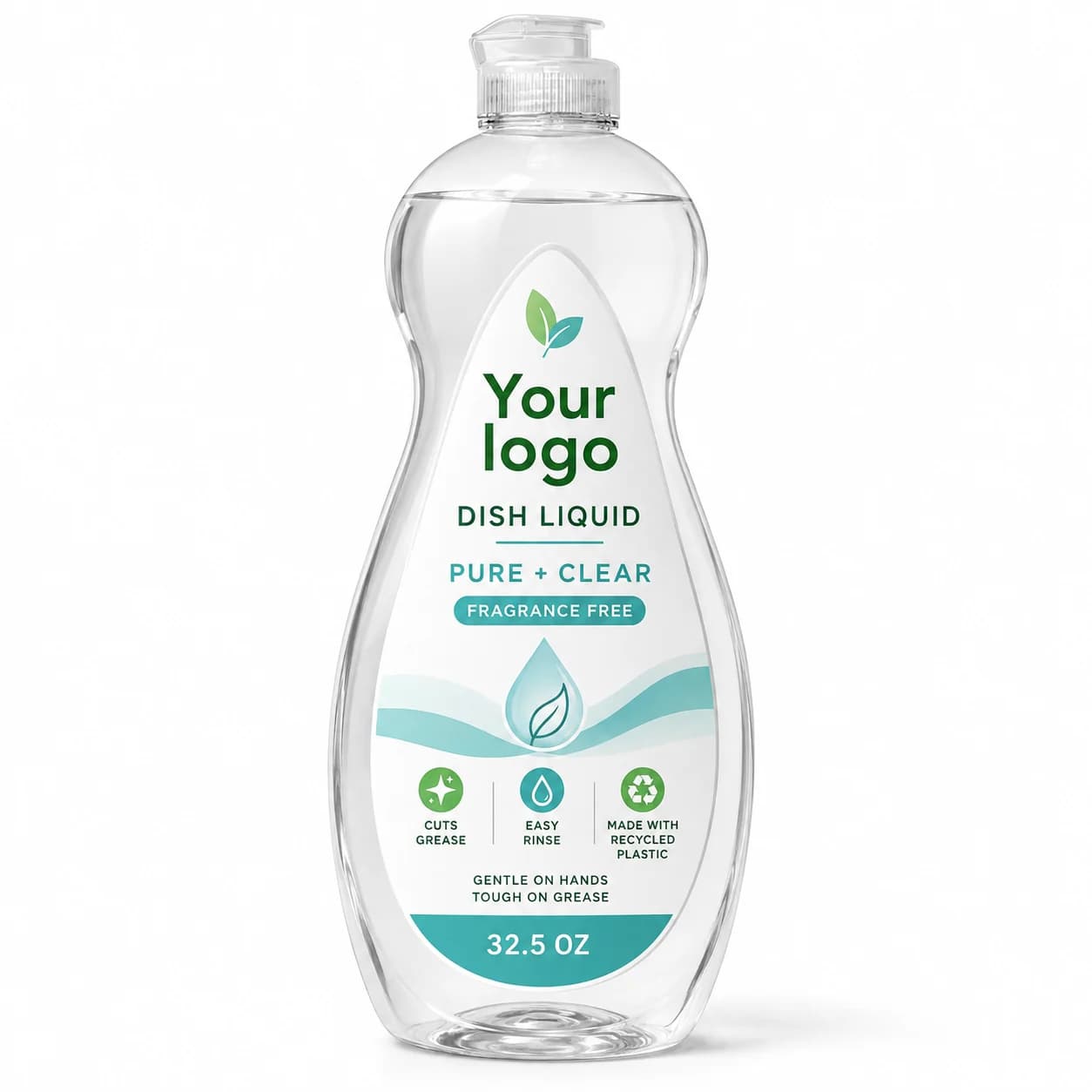 Your Logo ultra dishwashing liquid packaging reference