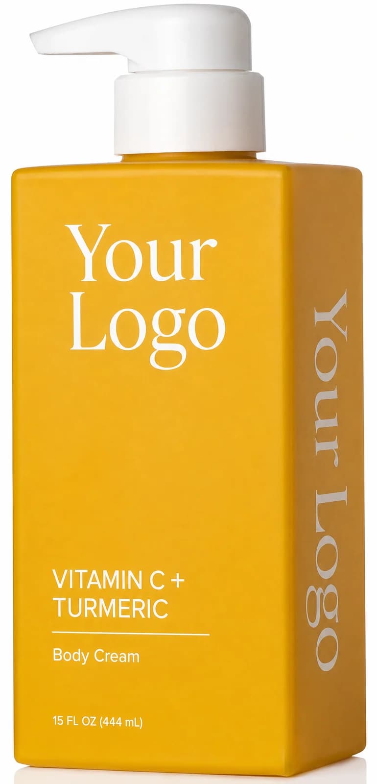 Your Logo vitamin c and turmeric body cream packaging reference