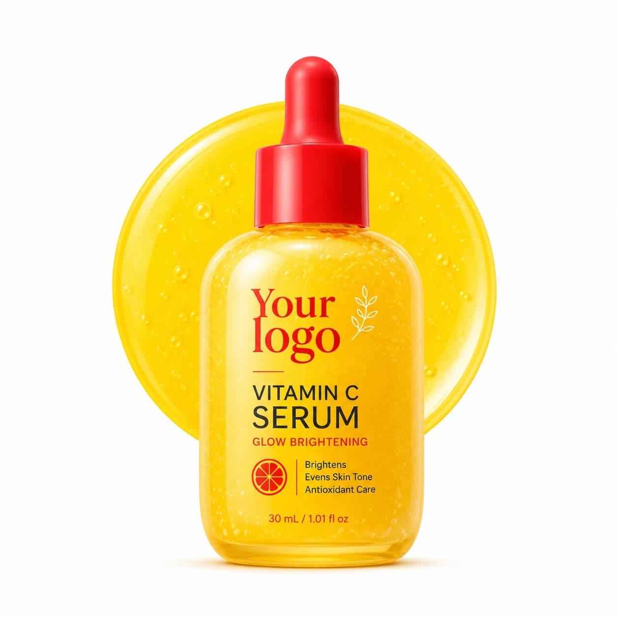 YOUR LOGO private-label vitamin c brightening serum packaging concept, 30 mL / 1.01 fl oz